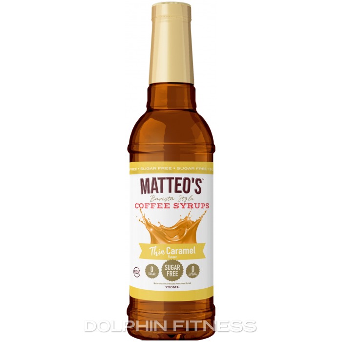 Matteo S Sugar Free Caramel Coffee Syrup X Ml