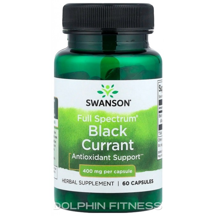 Swanson Full Spectrum Black Currant 400 mg 60 Capsules, 400 mg 60 CAPS