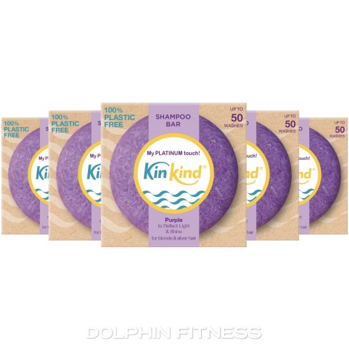 KinKind Lilafarbener Haarspülungsriegel – Für Blondes, Silbernes & Graues Haar, 40 G, Vegan