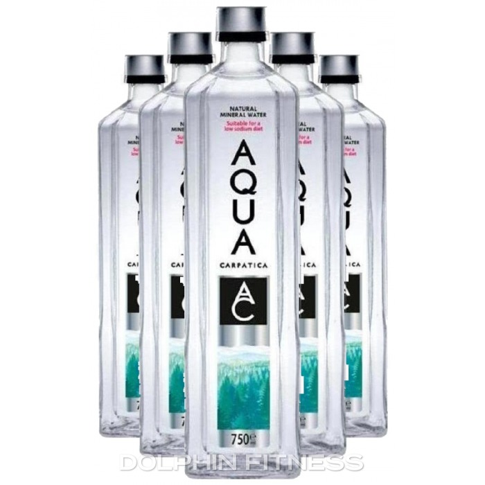 Low Sodium Natural Mineral Water Glass Bottle