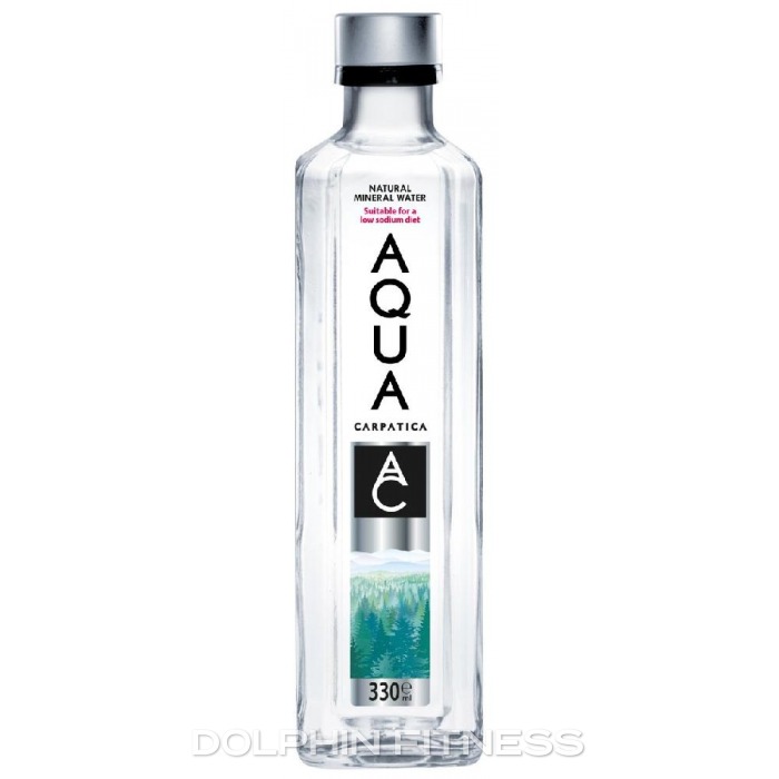 Low Sodium Natural Mineral Water Glass Bottle