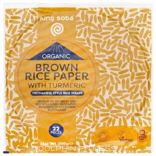 King Soba Brown Rice Paper with Turmeric 200g