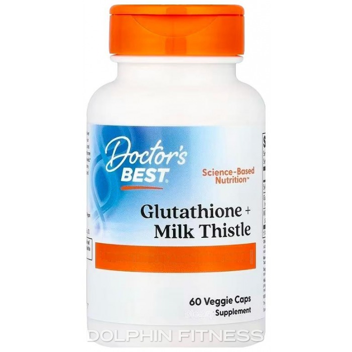 Doctor's Best Glutathione + Milk Thistle 60 Veggie Capsules