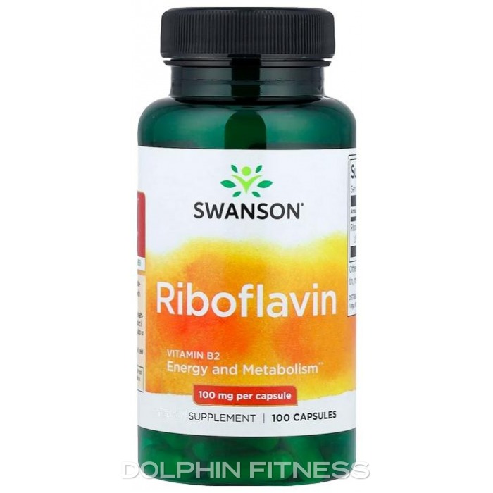 Swanson Riboflavin 100 mg 100 Capsules