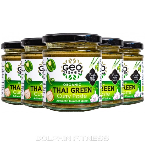 Geo Organics Organic Thai Green Curry Paste 6 x 180g