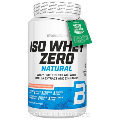 Iso Whey Zero Natural protein powder by BioTechUSA