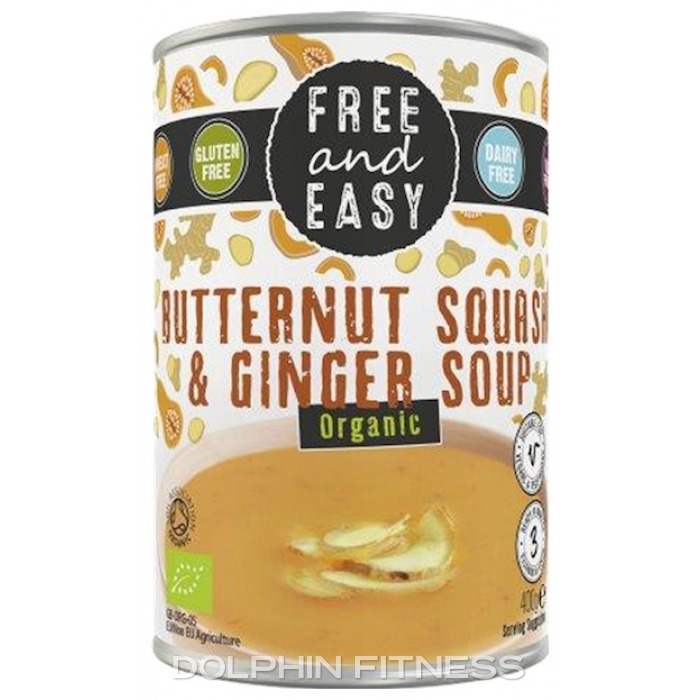 Organic Butternut Squash and Ginger Soup