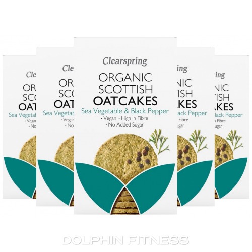 Organic Oatcakes Sea Vegetable & Black Pepper