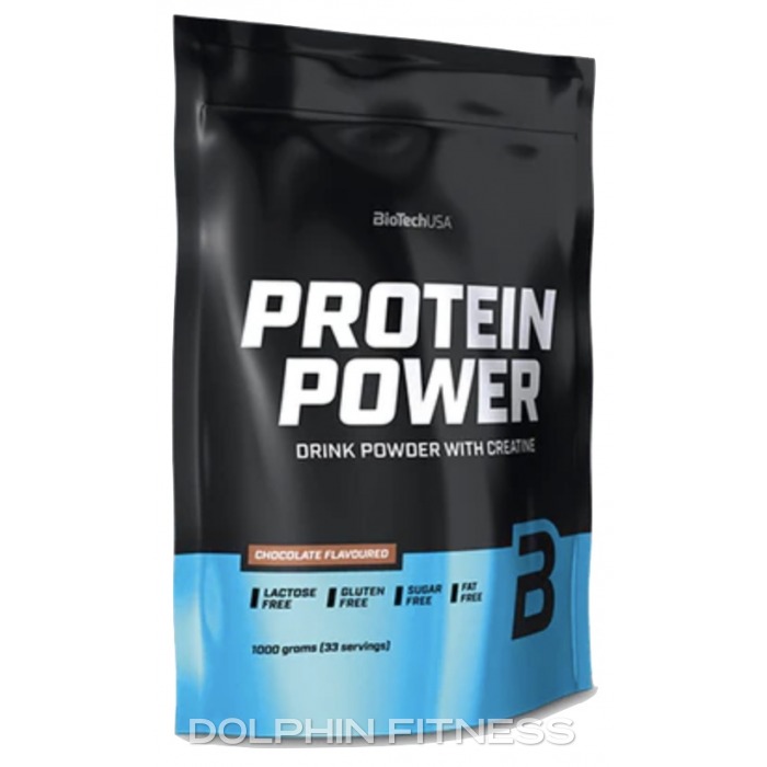 Protein Power Chocolate - Chocolate flavor protein powder by BioTechUSA