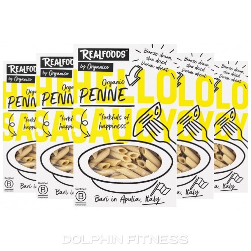 White Italian Durum Wheat Pasta Penne