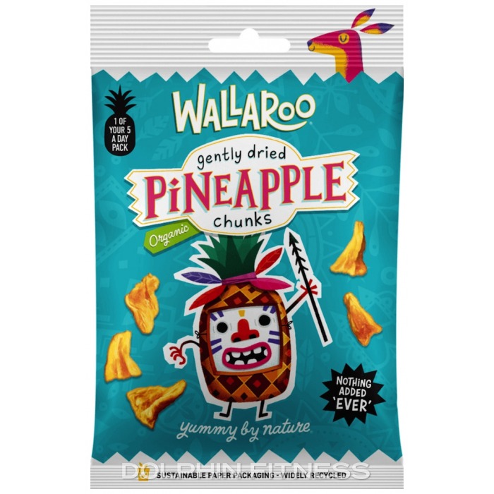 Organic Gently Dried Pineapple Chunks