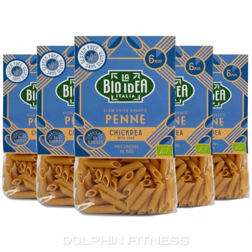 Chickpea Penne with Corn