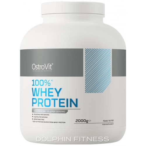 100% Whey Protein - Peanut Butter flavor protein powder by OstroVit