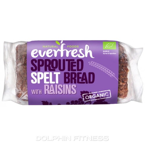 Organic Sprouted Spelt Bread with Raisins