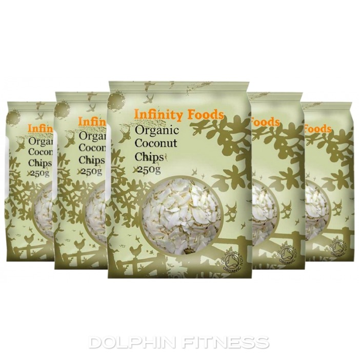 Infinity Foods Organic Coconut Chips 6 x 250g