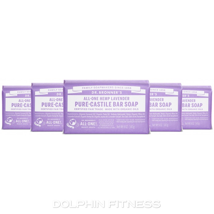 All-One Hemp Lavender Pure-Castile Bar Soap