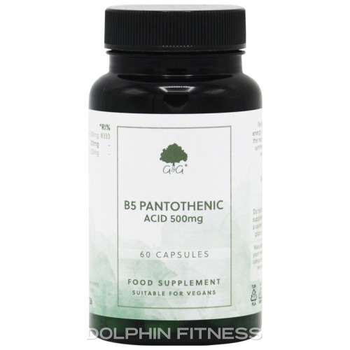 Vitamin B5 Pantothenic Acid 500 mg
