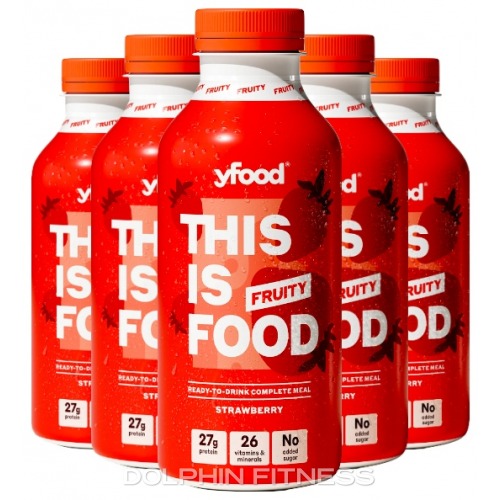 Yfood Fruity Strawberry Ready To Drink Complete Meal 6 X 500 Ml Yfood Fruity Strawberry Ready To Drink Complete Meal 6 X 500 Ml