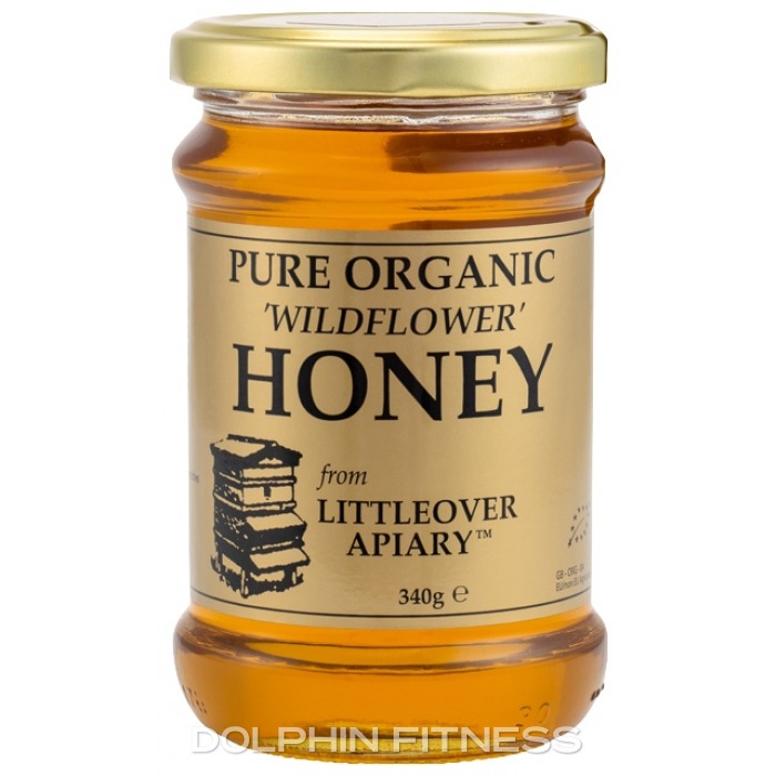 Littleover Apiaries Organic Acacia Honey 340g-7 Pack | UK