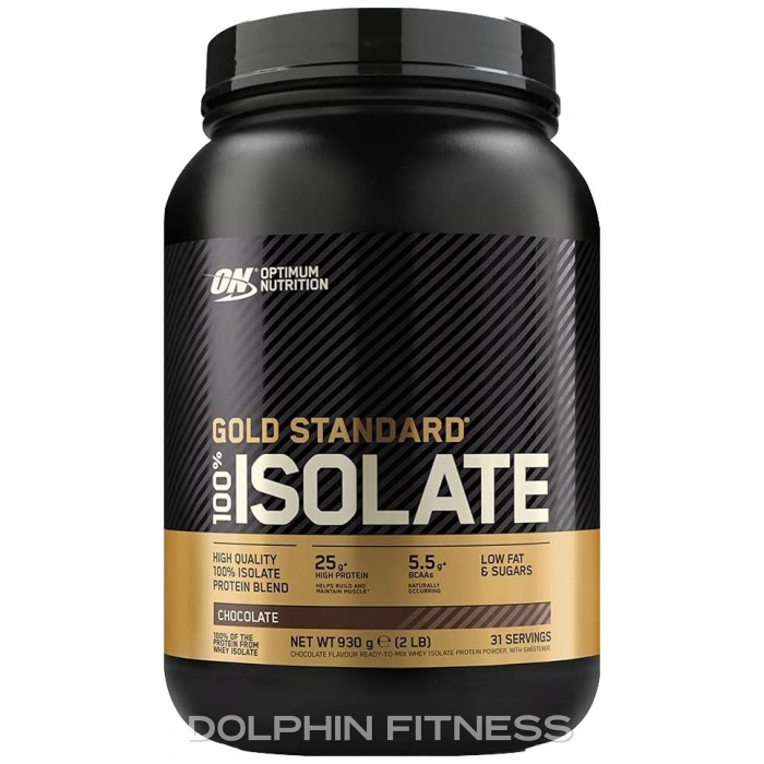 Gold Standard 100% Isolate Chocolate - Chocolate flavor protein powder by Optimum Nutrition