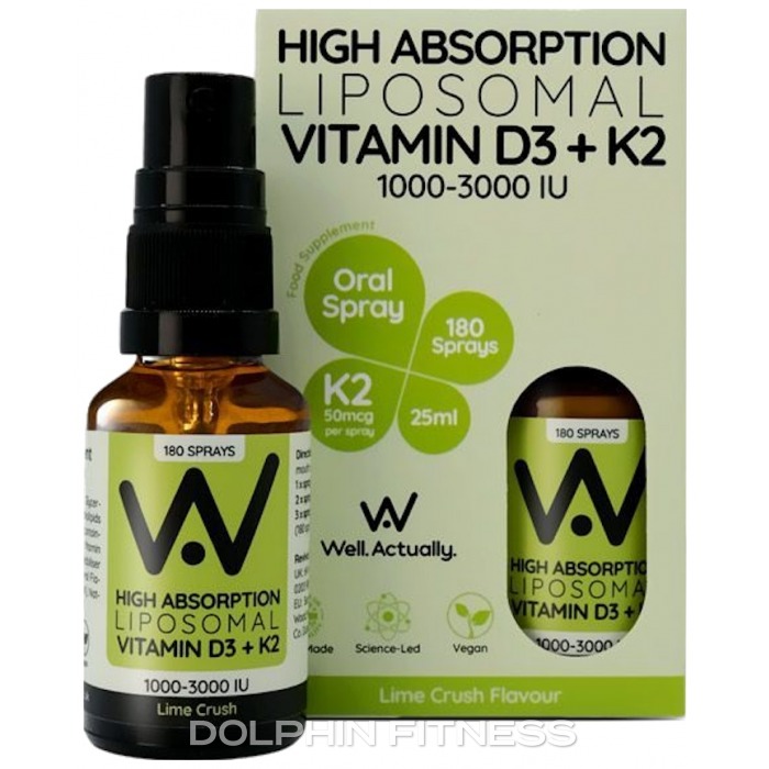 Liposomal Vitamin D3 + K2