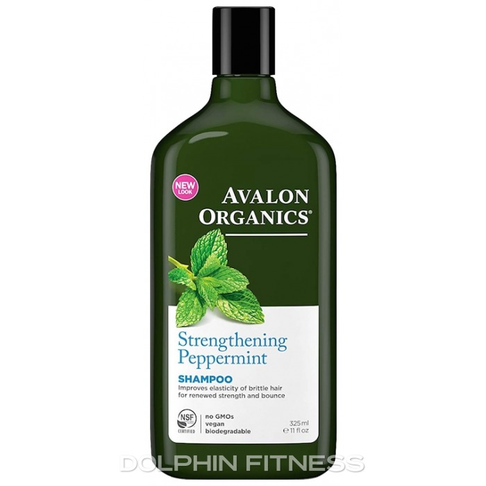 Avalon Organics Peppermint Revitalizing Shampoo – 3er Pack, Je 325 Ml, Erfrischend Für Kopfhaut & Haar