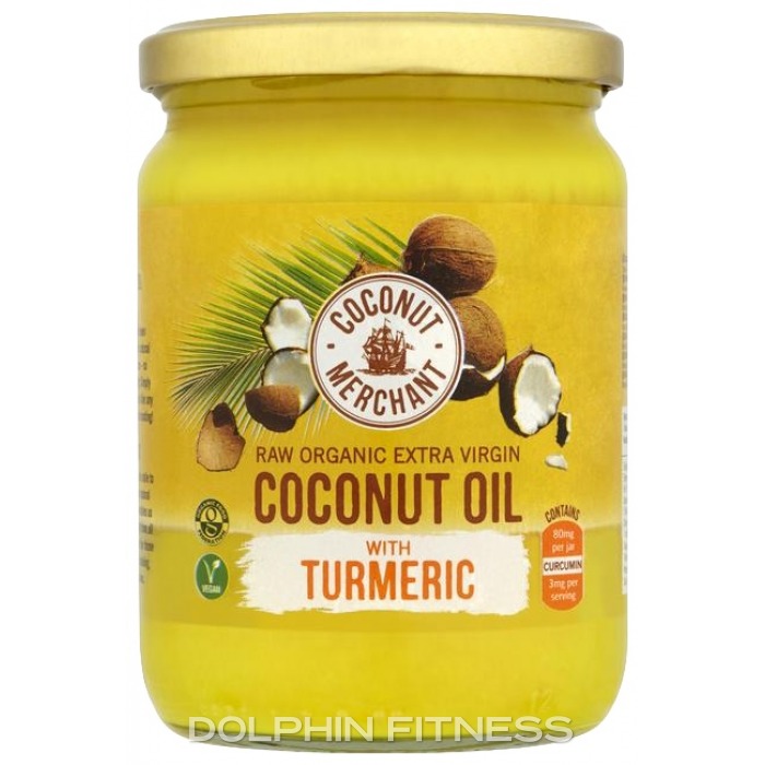 Raw Organic Extra Virgin Coconut Oil with Turmeric