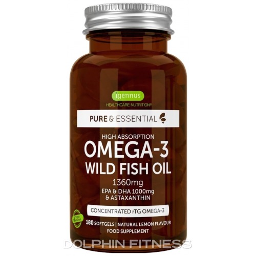 Omega-3 Wild Fish Oil + Astaxanthin