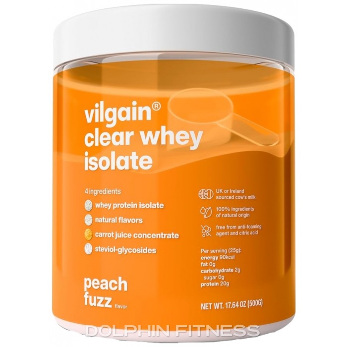 Vilgain Clear Whey Isolate Strawberry Lemonade - strawberry lemonade flavor protein powder by Vilgain
