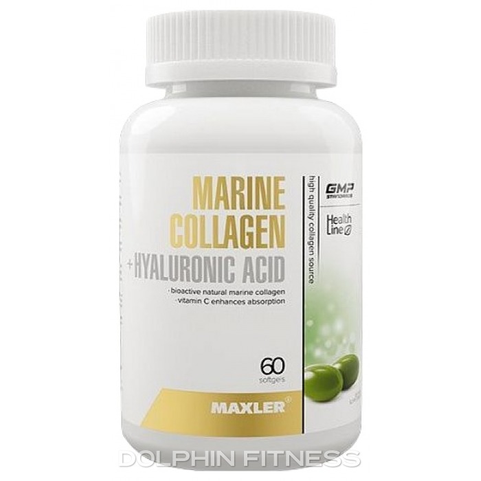 Maxler Marine Collagen + Hyaluronic Acid 60 Softgels