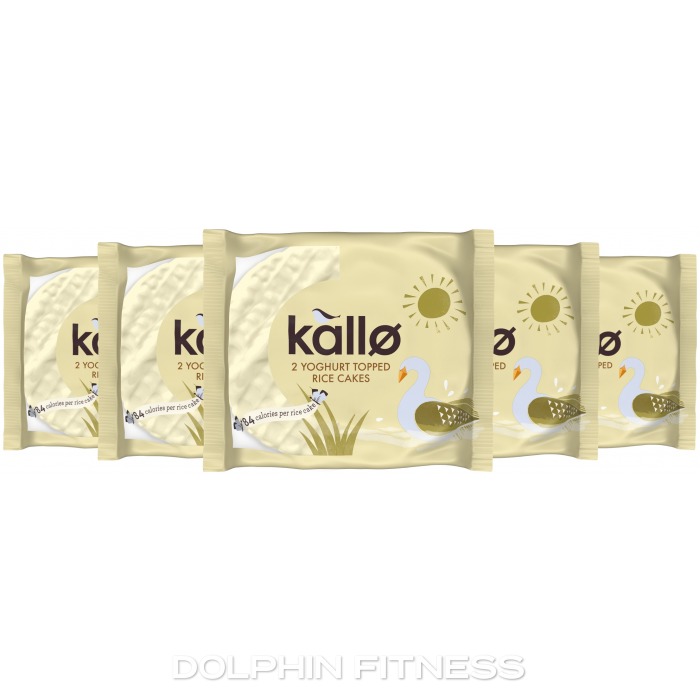 Kallo Yoghurt Topped Rice Cake 5 x 33g