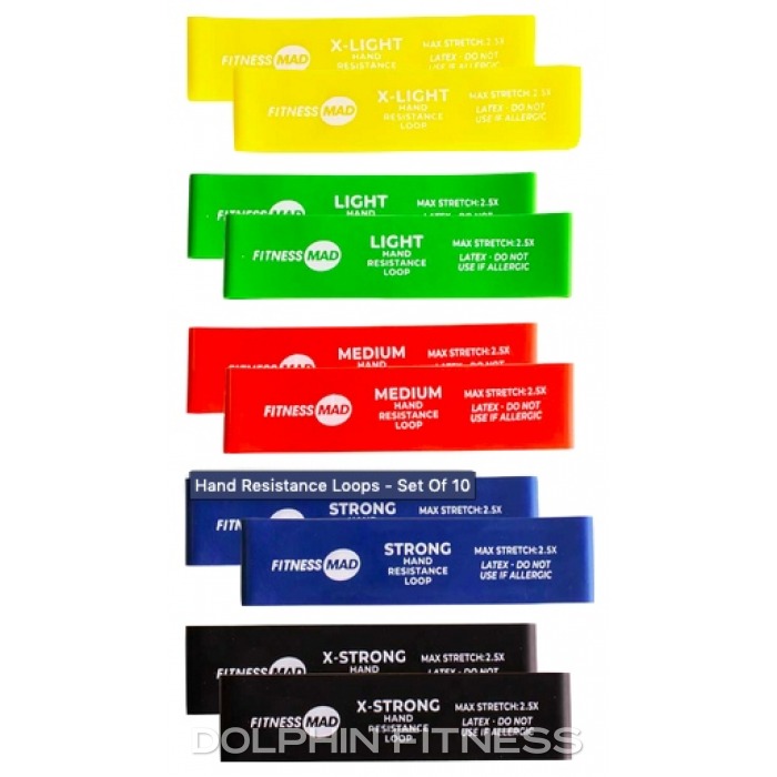 Fitness MAD Extra Light Resistance Loop Band - Red, Latex, 40.94 Inches - View #6