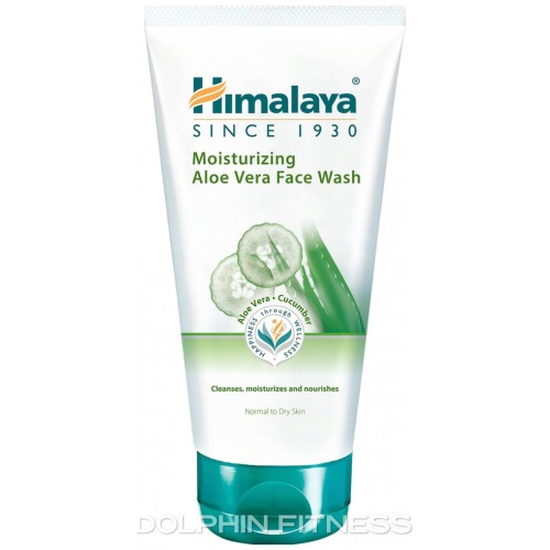 Himalaya Moisturizing Aloe Vera Face Wash - Soap-Free Cleanser For Normal To Dry Skin, 5.07 Oz