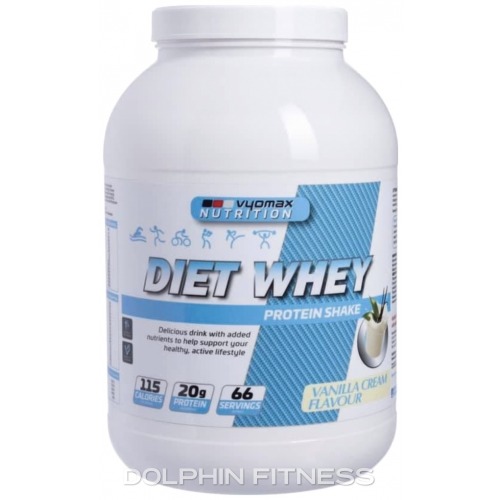 Diet Whey Protein Shake Vanilla Cream - Vanilla Cream flavour flavor protein powder by Vyomax