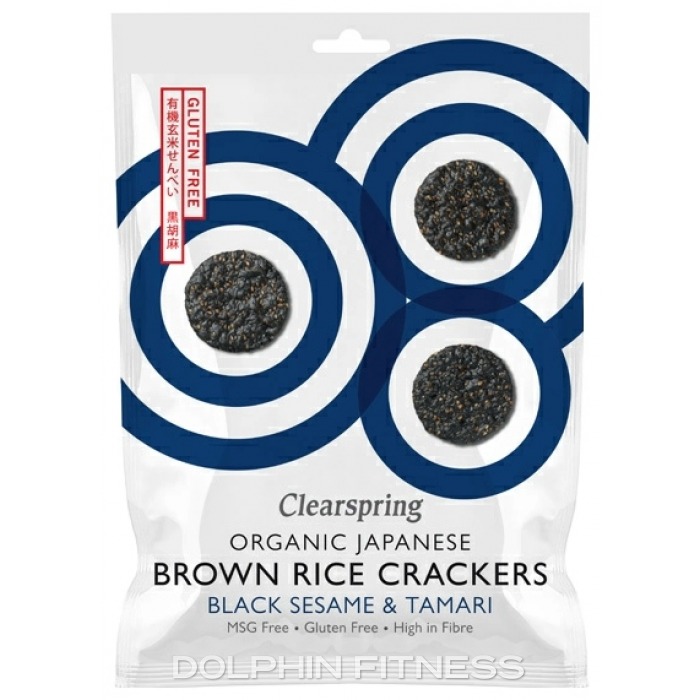 Organic Black Sesame & Tamari Brown Rice Crackers