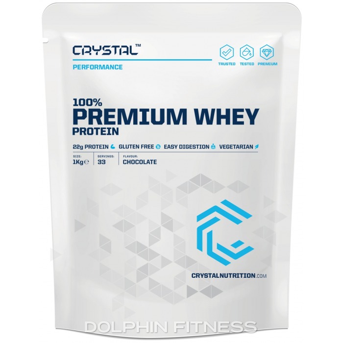 Premium Whey protein powder by Crystal