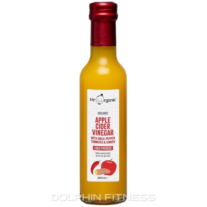 Organic Cold Pressed Apple Cider Vinegar with Chilli Pepper, Turmeric and Ginger