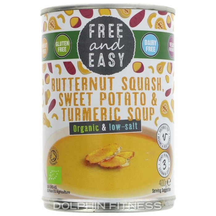 Organic & Low Salt Butternut Squash Sweet Potato & Turmeric Soup