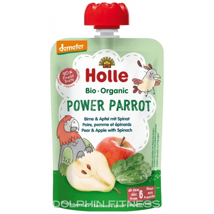 Organic Power Parrot Pear & Apple With Spinach