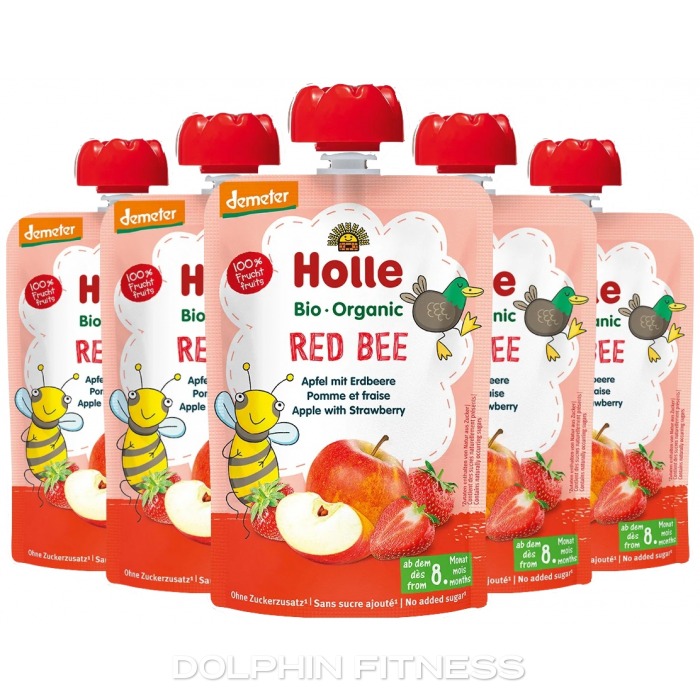 Organic Red Bee Apple With Strawberry