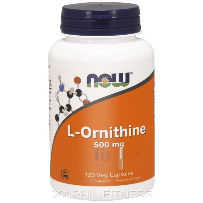 NOW Foods L-Ornitina 500 Mg – 120 Capsule Vegetali – Integratore Alimentare Non-GMO, Kosher