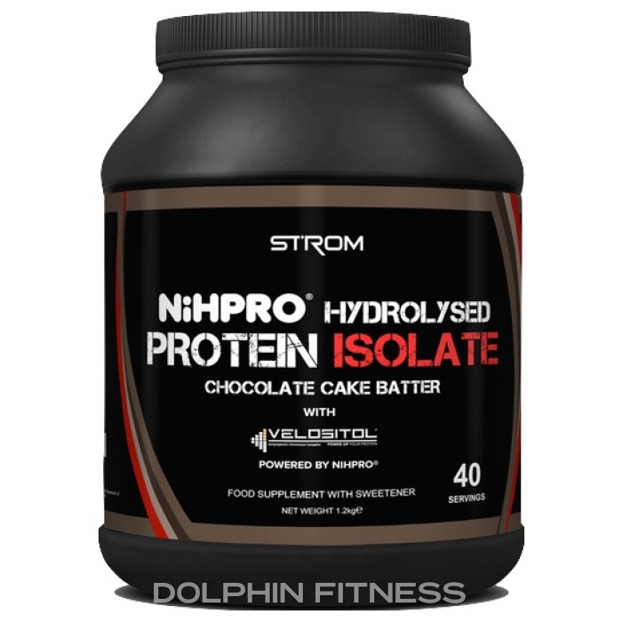 NiHPRO Hydrolysed Protein Isolate Chocolate Cake Batter - CHOCOLATE CAKE BATTER flavor protein powder by Strom Sports