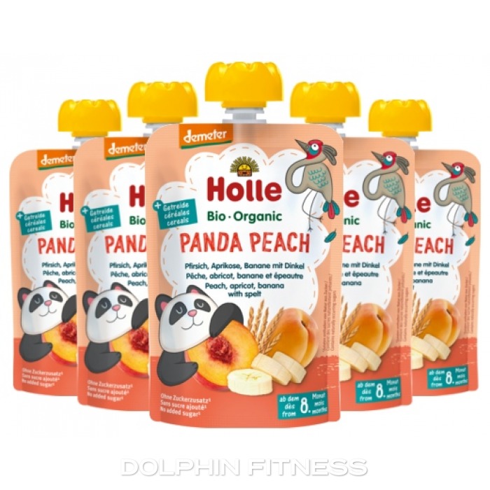 Organic Panda Peach Apricot & Peach And Banana With Spelt