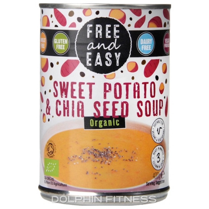 Organic Sweet Potato and Chia Seed Soup