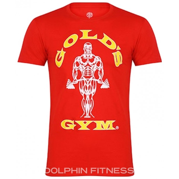 Gold's Gym T-Shirt Muscle Joe Red