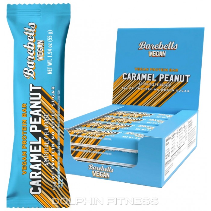 Barebells Caramel Peanut Vegan Protein Bar 12 Bars