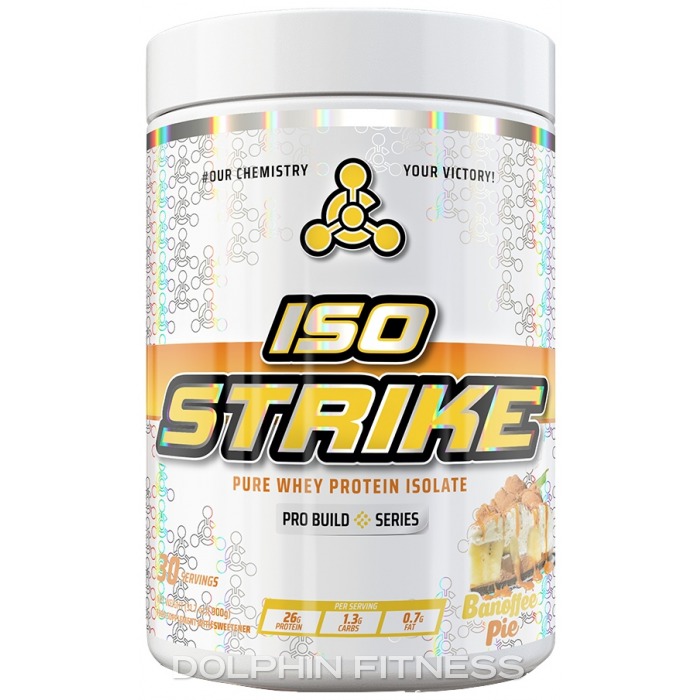 Iso Strike Whey Isolate Banoffee Pie - Banoffee Pie flavor protein powder by Chemical Warfare