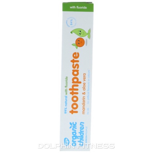 Organic Children Mandarin & Aloe Vera Toothpaste with Fluoride