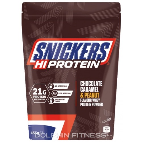 Hi Protein Powder Chocolate Caramel & Peanut - Chocolate Caramel & Peanut flavor protein powder by Snickers