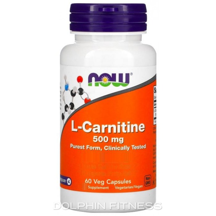 NOW L-Carnitine 500 mg 60 Capsules